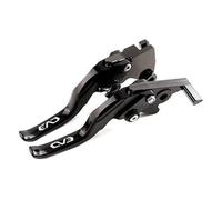 Clutch Levers Motorcycle Accessories Brake Handle Levers Adjustable Clutch Lever For KYMCO CV3 550i CV 3 Cv3 550CC 2022-2025(Black- Silver)