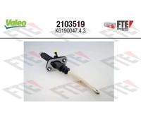Clutch master cylinder Plastic for left-hand drive vehicles 2103519 VALEO