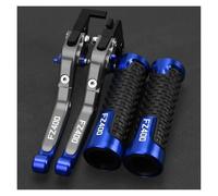 Clutch Motorcycle Accessories Brake Clutch Levers Handlebar Grip Handles Bar Grips for FZ400 FZ 400 1986-1988 1986 1987 1988 Brake Handle(GrayBlueBlue)