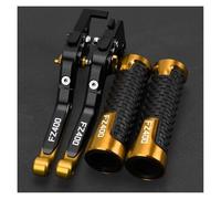 Clutch Motorcycle Accessories Brake Clutch Levers Handlebar Grip Handles Bar Grips for FZ400 FZ 400 1986-1988 1986 1987 1988 Brake Handle(Black Gold)
