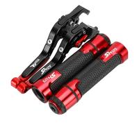 Clutch Motorcycle Accessories for SH125 SH 125 125I 2013-2023 2024 Folding Brake Clutch Levers Handlebar Handles Bar Hand Grips Brake Handle(Black Red)