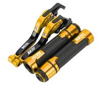 Clutch Motorcycle Accessories for YZ250 YZ 250 2015-2016 2017 2018 2019 Brake Clutch Levers Handlebar Grip Handles Bar Grips CNC Brake Handle(Gold)