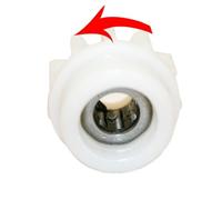 Clutch Pedal Broom for spin Bucket Bearing Gear with 1Pcs and Clutch size 1pcs crafted from Metal promoting efficient use of your mop suitable for daily operations with simple (White)