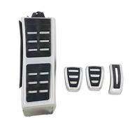 clutch Pedal Pads For A8 S8 D4 4H 2010~2017 Rubber Anti-Slip Alloy Footrest Foot Pedals Cover Pad Accessories Car Gas Brake Pedal(MT 4pcs With Rest)