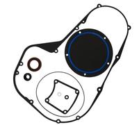Clutch Primary Cover Gasket Kit Compatible with FLH T Twin Cam Bagger Touring Models 1999 2006