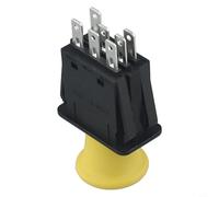 Clutch PTO Switch For Cadet Lawn Mowers - 10 Amp Heavy-Duty Metal Replacement Switch Compatible with Part Numbers 925-3233A and 725-3233, 7-Terminal Design