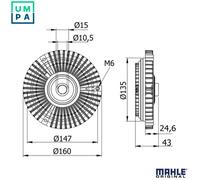 MAHLE CFC 52 000S Fan clutch