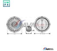 Viscous fan clutch Thermic VNC273 AVA QUALITY COOLING for AUDI VW FORD SEAT