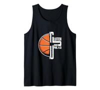 Clutch Since Phil 4 13 Basketball Christian Faith Tank Top