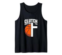 Clutch Since Phil 4:13 Christian Basketball Faith Tank Top