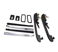CLVCCZTZGW Car Door Handles Lock Keys Exterior Front Rear Left Right for VW for Golf MK1 MK2 for Jetaa MK2 for Polo 1981-1991 191837205A191837206A(Rear Pair)
