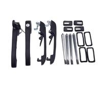 CLVCCZTZGW Car Door Handles Lock Keys Exterior Front Rear Left Right for VW for Golf MK1 MK2 for Jetaa MK2 for Polo 1981-1991 191837205A191837206A(Front Rear 4pcs)