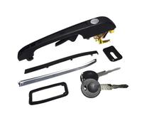 CLVCCZTZGW Car Door Handles Lock Keys Exterior Front Rear Left Right for VW for Golf MK1 MK2 for Jetaa MK2 for Polo 1981-1991 191837205A191837206A(Front Right)