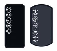 CLVIZCXOM Fan Remote Control Fit for Dimplex Xpelair Mont Blanc XPP Tower Cooling Fan DXMBCF, Quiet Air Cooler, 4 Buttons, Black