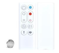 CLVIZCXOM Remote Control Fit for Dyson AM09 966538-01 White with Battery