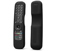 CLVIZCXOM Silicone Case Remote Cover for LG Magic Remote Control, for LG Smart TV AN-MR21GA AN-MR21GC AN-MR22GA AN-MR22GN AN-MR23GA AN-MR24GA Remote Control Remote Case (Black)