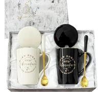 CLVJQ House Warming Gifts New Home - Housewarming Gifts Coffee Mug for Men Women Couple Famlies Friends - New Home Gift Ideas - Closing Gifts for Home Buyers - First Home Presents with Box 14oz