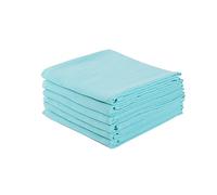 clwellge 100% Cotton Flour Sack Dish Towels, Pack of 6, Blank Tea Towels Highly Absorbent Kitchen Towels, Plain Cotton Towels for Drying and Cleaning 50x70cm (Teal)