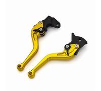 CLWYWUL Brake Clutch Levers Compatible with Ducati for MS4 for MS4R 2001 2002 2003 2004 2005 2006 Motorcycle Adjustable Brake Clutch Levers Replacement Accessories(Yellow)