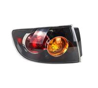 CLWYWUL Rear Light Assemblies Compatible With Mazda 3 Sedan 2004 2005 2006 2007 2008 2009 2010 Car Tail Light Rear Warning Brake Reversing Lamp Turn Signal Taillight Housing(Outer Left)