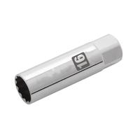 CLWYWUL Spark Plug Wrench 16mm/21mm Magnetic for Spark Plug Spanner Sleeve Universal Joint with Flexible Thin-Walled Car Maintenance Tool(16mm)