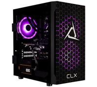 CLX Set Gaming Desktop - Liquid Cooled AMD Ryzen 7 7700X 4.5GHz 8-Core Processor, 32GB DDR5 Memory, GeForce RTX 4060 8GB GDDR6 Graphics, 1TB SSD, 2TB HDD, WiFi, Windows 11 Home 64-bit