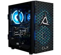 CLX Set Gaming PC - AMD Ryzen 5 9600X 3.9GHz, GeForce RTX 4060, 1TB NVMe M.2 SSD, 32GB DDR5 RGB Memory, 120mm AIO, WiFi, Windows 11 Home, Black
