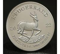 CLXLYU New 2022/2020 South Africa Saudi Africa Krugerrand 1OZ Silver Coin Paul Kruger Token Value Collectible Coins-2022
