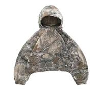 CLXLYU Zip Hoodie Leopard Print Hooded Sweater Retro With Warm Zipper Shirt Oversized Unisex Clothing-No Zipper-M