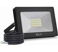 CLY 25W LED Floodlight,2100 Lumen IP66 Waterproof Security Lights, Upgrade 20W Flood Lights LED 2100LM Outdoor Light,6500K Daylight White Wall Light for Garden, Warehouse, Parking Lot, Yard