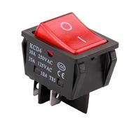 Clydewy Rocker Switch for Numatic 'Henry' Hoover Vacuum Cleaner 30A Welder Welding Machine 4-Pin Boat Type ON/OFF Circuit Switch Red Replacement Button Easy Installation Perfect for Home Appliances