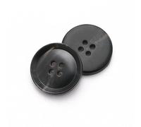CLYDSA 100 Pcs 15-25 Mm Imitation Horn Resin Buttons, 4-Hole Round Hand-Sewn Buttons, For Use As Sewing Accessories For Trench Coats, Wool Coats, Suits, And Sweaters