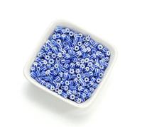 CLYDSA 1000 Pcs 4 Mm Glass Seed Beads, Mini Watermelon Stripe Colorful Spacer Beads for DIY Bracelet Necklace Earrings Jewelry Making
