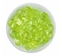 CLYDSA 50 Pcs 17x21 Mm Colorful Heart-Shaped Acrylic Beads, Transparent Acrylic Spacer Beads, for DIY Bracelet Necklace Pendant Jewelry Making