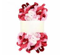 CLYDSA 8/12/16 Rolls 100g Fun Finger Loop Yarn, Gradient Hand-Knitting Chunky Yarn, For Diy Crochet Sweaters, Hats, Scarves, Pillows, And Cushions