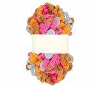 CLYDSA 8/12/16 Rolls 100g Fun Finger Loop Yarn, Gradient Hand-Knitting Chunky Yarn, For Diy Crochet Sweaters, Hats, Scarves, Pillows, And Cushions