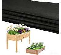 Clyfanesy Fabric Planter Liner for wooden planter,160x290cm Non-Woven raised bed liner for Large Veg Trough,Recyclable Garden Liner Window Box Liners for Growing Vegetables, Flowers, Plants,Herbs
