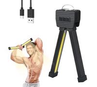 Clyfanesy Gym Lamp for Posing, 180° Folding Magnetic LED Work Light,Portable Waterproof Flashlight with 7-Level Dimming, 4 Light Modes,Hanging Hook for Fitness, Camping, Home, Emergency