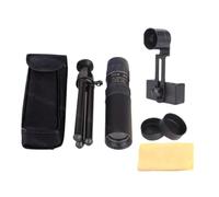 Clyictz 10-300X Zoom HD Portable Strong Binoculars Long Range Professional Spyglass Monocular Telescope Low Night Vision Black