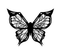 Clyictz Butterfly Stencil for Eyeliner, Butterfly Eyeliner Stencil, Butterfly Eye Makeup Stencil, Butterfly Stencil Works Easy Install 1pcs