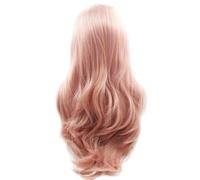 Clyictz Cosplay Wig Rainbow Long Curly Wigs Fashion Cosplay Costume Hair Anime Full Wavy Wig 70cm, Easy to Use