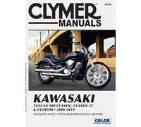 Clymer Kawasaki Vulcan 900 Classic, Classic LT & Custom (06-19): Clymer Manuals: Maintenance - Troubleshooting - Repair
