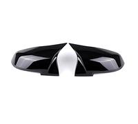 Clynex 1 Pair Rearview Mirror Cover Side Wing Rear View Case Covers Glossy Black, for, F20 F21 F22 F30 F32 F36 X1 F87 M3 Car Mirror Cover(Bright black)