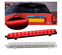Clynex 1PCS Smoke Clear Lens RED LED High Mount Brake Stop Light, Third 3rd, for, for, for MINI, Cooper F56 F55 2013-2021 Car Rear Brake Tail Light(1pcs LED Smoke Lens)