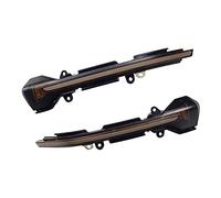 Clynex 2 PCS Side Wing Scroll Dynamic Blinker Turn Signal Light, for Seat Leon III Mk3 5F ST FR Cupra Arona KJ7 2013 2014 2015 2017 2018 Turn Signal Light(Leon 5F 2013 2018)