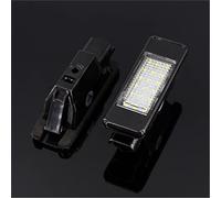 Clynex 2pcs 18 LIGHT Beads License Plate Light Lamp, for Citroen, C2 C3 C4 C5 C6 DS3, for Peugeot, 106 207 307 308 406 407 508 1007 3008 Number Plate Light