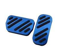 Clynex 2Pcs Aluminium Alloy Car Brake Pedals Accelerator Pedal Cover, for Toyota, C-HR CHR 2016 2017 2018 2019 Accessories Car Foot Pedal Replacement(Blue)