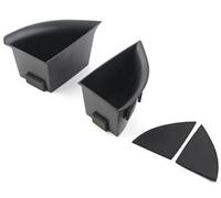 Clynex 2Pcs Car Front Door Handle Armrest Storage Box Organizer Container Holder, for Lincoln, for Mkx 2016-2018 Door Organizer Tray