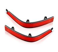 Clynex 2Pcs Car LED Rear Bumper Fog Reflector Light Lamp, for, for VW, Transporter T6, for, for Multivan, Caravelle 2016-2020 7E0945105D 7E0945106D Tail Light Brake Lamp(2pcs RED LENS)
