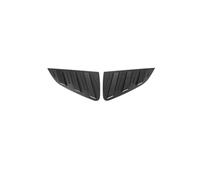 Clynex 2pcs Car Rear Window Louvers Shutter Blinds Cover Trim, for VW, for POLO, Mk6 Hatchback 2018 2019 2020 ABS Plastic Car Rear Window Louver(Matte Black)